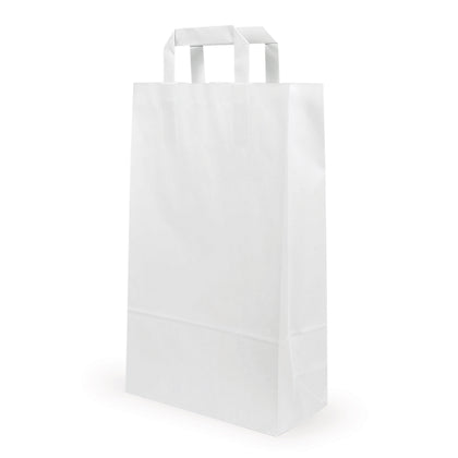 Sacchetto di carta bianco — Vista principale direttamente dal produttore Elke Plastic