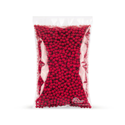 Sacchetto piatto rLDPE con contenuto riciclato 50 µm — Vista dettaglio in una tipica applicazione di confezionamento con esempio di contenuto